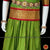 Classical Dance Jewelry APPLE GREEN RED Kids 10-11 yrs Dance Pattu Pavadai Blouse | Kuchipudi Bharatanatyam | Art Silk, Dharmavaram Kanchi | Classical Dance Jewelry