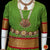 Classical Dance Jewelry APPLE GREEN RED Kids 10-11 yrs Dance Pattu Pavadai Blouse | Kuchipudi Bharatanatyam | Art Silk, Dharmavaram Kanchi | Classical Dance Jewelry