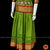 Classical Dance Jewelry APPLE GREEN RED Kids 10-11 yrs Dance Pattu Pavadai Blouse | Kuchipudi Bharatanatyam | Art Silk, Dharmavaram Kanchi | Classical Dance Jewelry