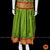 Classical Dance Jewelry APPLE GREEN RED Kids 10-11 yrs Dance Pattu Pavadai Blouse | Kuchipudi Bharatanatyam | Art Silk, Dharmavaram Kanchi | Classical Dance Jewelry