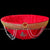 Classical Dance Jewelry Designer Trendy Bridal Wedding RED Pelli Butta Pelli Gampa Kanyadanam Bamboo Basket | Classical Dance Jewelry