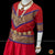 Classical Dance Jewelry RED BLUE Kids 10-11 yrs Dance Pattu Pavadai Blouse | Kuchipudi Bharatanatyam | Art Silk, Dharmavaram Kanchi | Classical Dance Jewelry