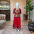 Classical Dance Jewelry RED BLUE Kids 10-11 yrs Dance Pattu Pavadai Blouse | Kuchipudi Bharatanatyam | Art Silk, Dharmavaram Kanchi | Classical Dance Jewelry
