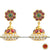 Classical Dance Jewelry TEMPLE JEWELRY SETS Traditional Kemp  V SHAPE Temple Indian Jewelry | 10 pcs | DS-07 | Bharatnatyam, Kuchipudi, Engagement, Weddings, Birthday | Classical Dance Jewelry
