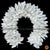 Classical Dance Jewelry WHITE Satin folded K CUT Flowers | Bharatanatyam Kuchipudi Dance flowers | 12 in | veni kondai | Classical Dance Jewelry