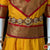 Classical Dance Jewelry YELLOW RED Kids 10-11 yrs Dance Pattu Pavadai Blouse | Kuchipudi Bharatanatyam | Art Silk, Dharmavaram Kanchi | Classical Dance Jewelry