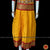 Classical Dance Jewelry YELLOW RED Kids 10-11 yrs Dance Pattu Pavadai Blouse | Kuchipudi Bharatanatyam | Art Silk, Dharmavaram Kanchi | Classical Dance Jewelry