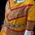 Classical Dance Jewelry YELLOW RED Kids 10-11 yrs Dance Pattu Pavadai Blouse | Kuchipudi Bharatanatyam | Art Silk, Dharmavaram Kanchi | Classical Dance Jewelry