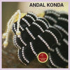 Pearls Hair Andal Kondai Bun Set | Rakodi Indian Jewelry | Bharatanatyam/Kuchipudi Dance/ Weddings and Events | Classical Dance Jewelry