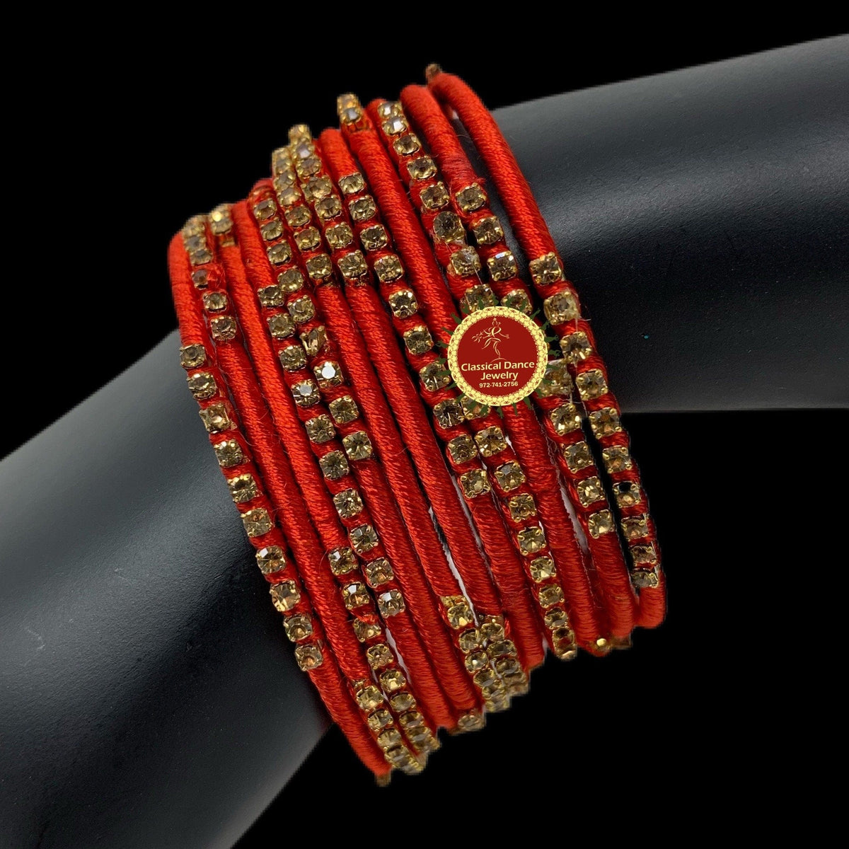 Red on sale bangles design