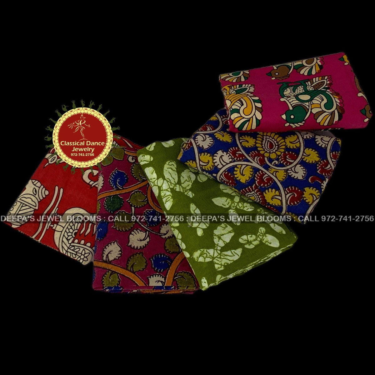 Designer Blouse Pieces with Haldi/Pasupu & KumKum/Kumkuma Packets/Return Gifts for Weddings, Puja and Events Etc