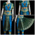 Classical Dance Jewelry ANANDA BLUE Dark GREEN 40 Inch Pant Length Bharatanatyam Dance Costume | Gold Zari | Art silk Dharmavaram Kanchi | Classical Dance Jewelry