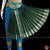 Classical Dance Jewelry ANANDA BLUE Dark GREEN 40 Inch Pant Length Bharatanatyam Dance Costume | Gold Zari | Art silk Dharmavaram Kanchi | Classical Dance Jewelry