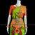 Classical Dance Jewelry APPLE GREEN ORANGE 32 inchs Pant Length Bharatanatyam Dance Costume | Art silk Dharmavaram kanchi | Classical Dance Jewelry