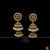 Classical Dance Jewelry BIG DOUBLE BUTTA Kempu Temple Indian Jewelry Earrings | Bharatnatyam Kuchipudi Engagement Weddings Birthdays | Classical Dance Jewelry