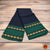 Classical Dance Jewelry BLACK GREEN Border Dance Practice Sarees | halfsaree Kalakshethra sarees | Bharatanatyam Kuchipudi | Classical Dance Jewelry