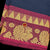 Classical Dance Jewelry BLACK MAROON Border Dance Practice Sarees | Halfsaree Kalakshethra Saris | Bharatanatyam Kuchipudi | Classical Dance Jewelry