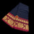 Classical Dance Jewelry BLACK MAROON Border Dance Practice Sarees | Halfsaree Kalakshethra Saris | Bharatanatyam Kuchipudi | Classical Dance Jewelry