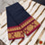 Classical Dance Jewelry BLACK MAROON Border Dance Practice Sarees | Halfsaree Kalakshethra Saris | Bharatanatyam Kuchipudi | Classical Dance Jewelry