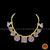 Classical Dance Jewelry BLUE Choker Kemp temple Indian jewelry | Short Necklace | Bharatnatyam Kuchipudi Engagement Weddings Birthdays | Classical Dance Jewelry