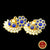 Classical Dance Jewelry BLUE Choker Kemp temple Indian jewelry | Short Necklace | Bharatnatyam Kuchipudi Engagement Weddings Birthdays | Classical Dance Jewelry