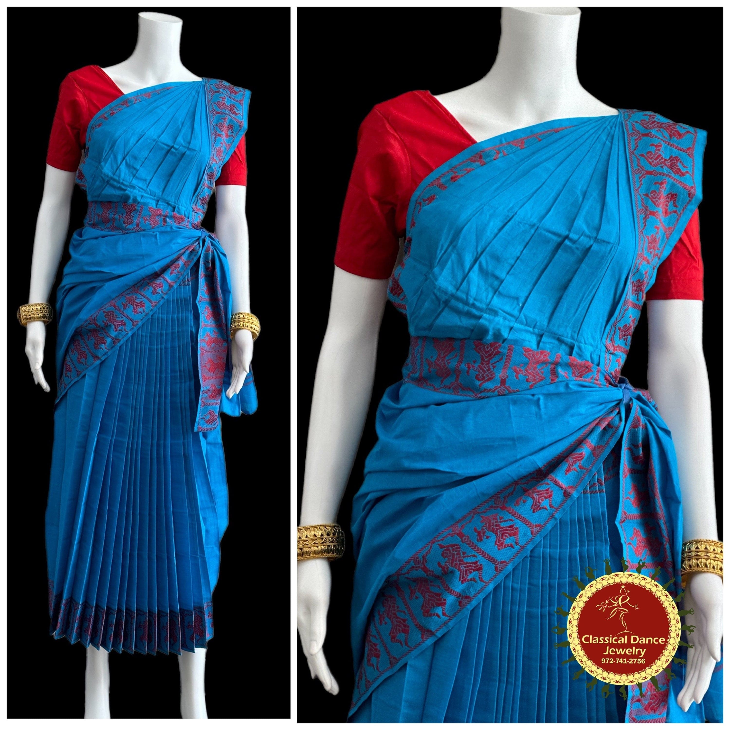 classical dance dress with saree Cotton Dance Saree Kuchipudi, Bharatanatyam Sarees Costumes India