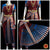 Classical Dance Jewelry BROWN BLUE 40 inchs Pant Length Kuchipudi Indian Copper Zari Dance Costume | Art silk Dharmavaram Kanchi | Classical Dance Jewelry