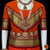 Classical Dance Jewelry BURNT ORANGE MAROON Kid 10-11 yr Dance Pavadai Blouse | Kuchipudi Bharatanatyam | Art Silk Dharmavaram Kanchi | Classical Dance Jewelry