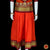 Classical Dance Jewelry BURNT ORANGE MAROON Kid 10-11 yr Dance Pavadai Blouse | Kuchipudi Bharatanatyam | Art Silk Dharmavaram Kanchi | Classical Dance Jewelry