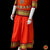 Classical Dance Jewelry BURNT ORANGE MAROON Kid 10-11 yr Dance Pavadai Blouse | Kuchipudi Bharatanatyam | Art Silk Dharmavaram Kanchi | Classical Dance Jewelry