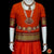 Classical Dance Jewelry BURNT ORANGE MAROON Kid 10-11 yr Dance Pavadai Blouse | Kuchipudi Bharatanatyam | Art Silk Dharmavaram Kanchi | Classical Dance Jewelry