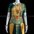 Classical Dance Jewelry BUTTER YELLOW Ivory GREEN 36 inch Pant Length Bharatanatyam Gold Zari Dance Costume | Art silk Dharmavaram Kanchi | Classical Dance Jewelry