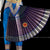 Classical Dance Jewelry COPPER SULPHATE BLUE 38 Inch Pant Length Bharatanatyam Dance Costume Gold Zari | Art Silk Dharmavaram Kanchi | Classical Dance Jewelry