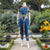 Classical Dance Jewelry COPPER SULPHATE BLUE 40 Inch Pant Length Bharatanatyam Dance Costume Gold Zari | Art silk Dharmavaram Kanchi | Classical Dance Jewelry