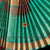 Classical Dance Jewelry CORAL Orange REXONA GREEN 38 Inch Pant Length Bharatanatyam Dance Costume Gold Zari | Art Silk Dharmavaram Kanchi | Classical Dance Jewelry