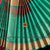 Classical Dance Jewelry CORAL Orange REXONA GREEN 40 Inch Pant Length Bharatanatyam Dance Costume Gold Zari | Art silk Dharmavaram Kanchi | Classical Dance Jewelry