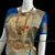 Classical Dance Jewelry CREAM Ivory RAMA BLUE 34 inch Pant Length Bharatanatyam Gold Zari Dance Costume | Art silk, Dharmavaram Kanchi | Classical Dance Jewelry