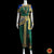 Classical Dance Jewelry DARK GREEN BLUE 40 inchs Pant Length Kuchipudi Indian Dance Costume | Art silk Dharmavaram Kanchi | Classical Dance Jewelry