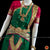 Classical Dance Jewelry DARK GREEN PINK Magenta 34 inch Pant Length Bharatanatyam Gold Zari Dance Costume | Art silk Dharmavaram kanchi | Classical Dance Jewelry