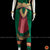 Classical Dance Jewelry DARK GREEN PINK Magenta 34 inch Pant Length Bharatanatyam Gold Zari Dance Costume | Art silk Dharmavaram kanchi | Classical Dance Jewelry