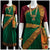 Classical Dance Jewelry DARK GREEN Pre-stitched Practice Sari MAROON Blouse | Half Saree Kalakshethra Sari | Bharatnatyam Kuchipudi Folk | Classical Dance Jewelry