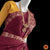 Classical Dance Jewelry DARK MAROON Pre-stitched Practice Sari YELLOW Blouse | Half Saree Kalakshethra Sari | Bharatnatyam Kuchipudi Folk | Classical Dance Jewelry