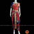 Classical Dance Jewelry DARK PEACH ORANGE 38 Inch Pant length Kuchipudi Gold Zari Indian Dance Costume | Art Silk Dharmavaram Kanchi | Classical Dance Jewelry