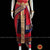 Classical Dance Jewelry DARK PEACH ORANGE 38 Inch Pant length Kuchipudi Gold Zari Indian Dance Costume | Art Silk Dharmavaram Kanchi | Classical Dance Jewelry