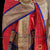 Classical Dance Jewelry DARK PEACH ORANGE 38 Inch Pant length Kuchipudi Gold Zari Indian Dance Costume | Art Silk Dharmavaram Kanchi | Classical Dance Jewelry
