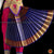 Classical Dance Jewelry DARK Pink MANGENTA BLUE 38 Inch Pant Length Bharatanatyam Dance Costume | Gold Zari | Art Silk, Dharmavaram Kanchi | Classical Dance Jewelry