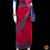 Classical Dance Jewelry DARK PINK Pre-stitched Practice Sari BLUE Blouse | Half Saree Kalakshethra Sari | Bharatnatyam Kuchipudi Folk | Classical Dance Jewelry