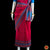 Classical Dance Jewelry DARK PINK Pre-stitched Practice Sari BLUE Blouse | Half Saree Kalakshethra Sari | Bharatnatyam Kuchipudi Folk | Classical Dance Jewelry