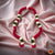 Classical Dance Jewelry DARK PINK, WHITE Andal Mala Flowers | Artificial flower garland | Bharatanatyam Kuchipudi Dance Wedding Events | Classical Dance Jewelry