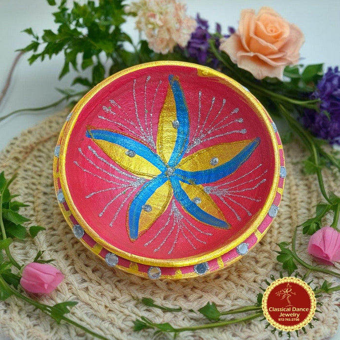 Classical Dance Jewelry Designer Trendy Bridal Wedding Matti Mukudu Clay Dish for pellikuthuru pellikoduku | Classical Dance Jewelry